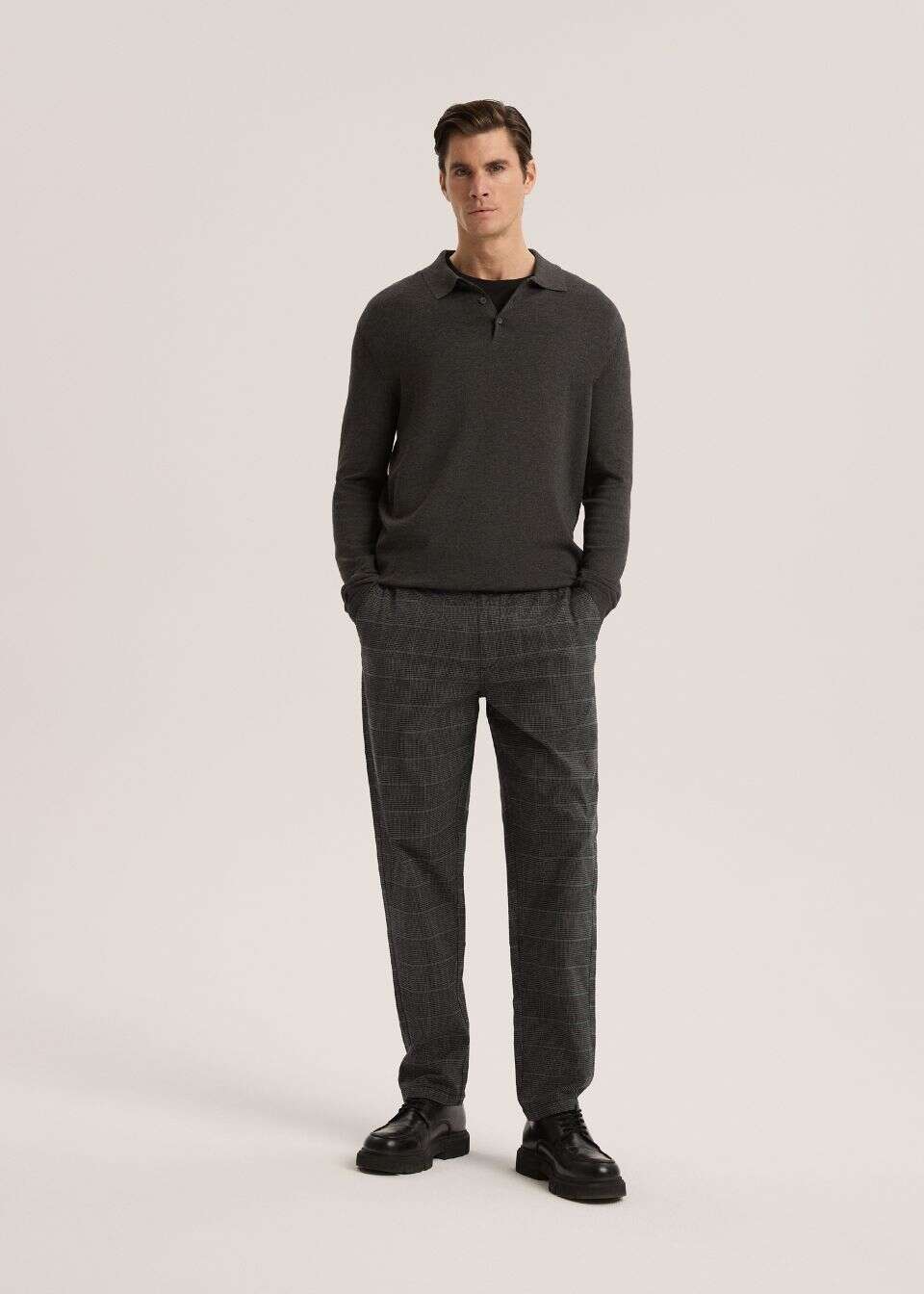 Sweter męski polo