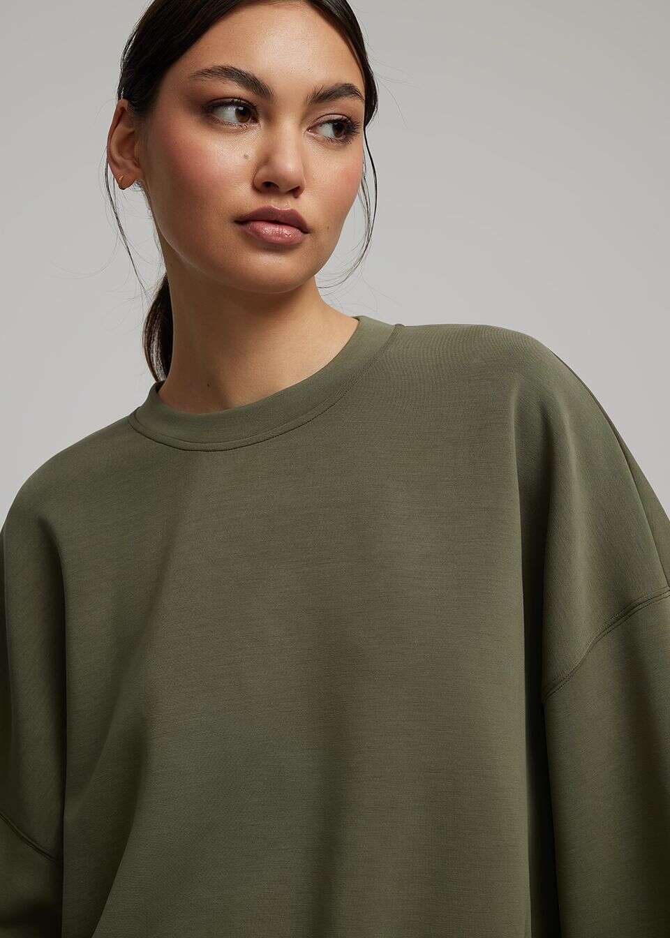 Luźna bluza z modalu