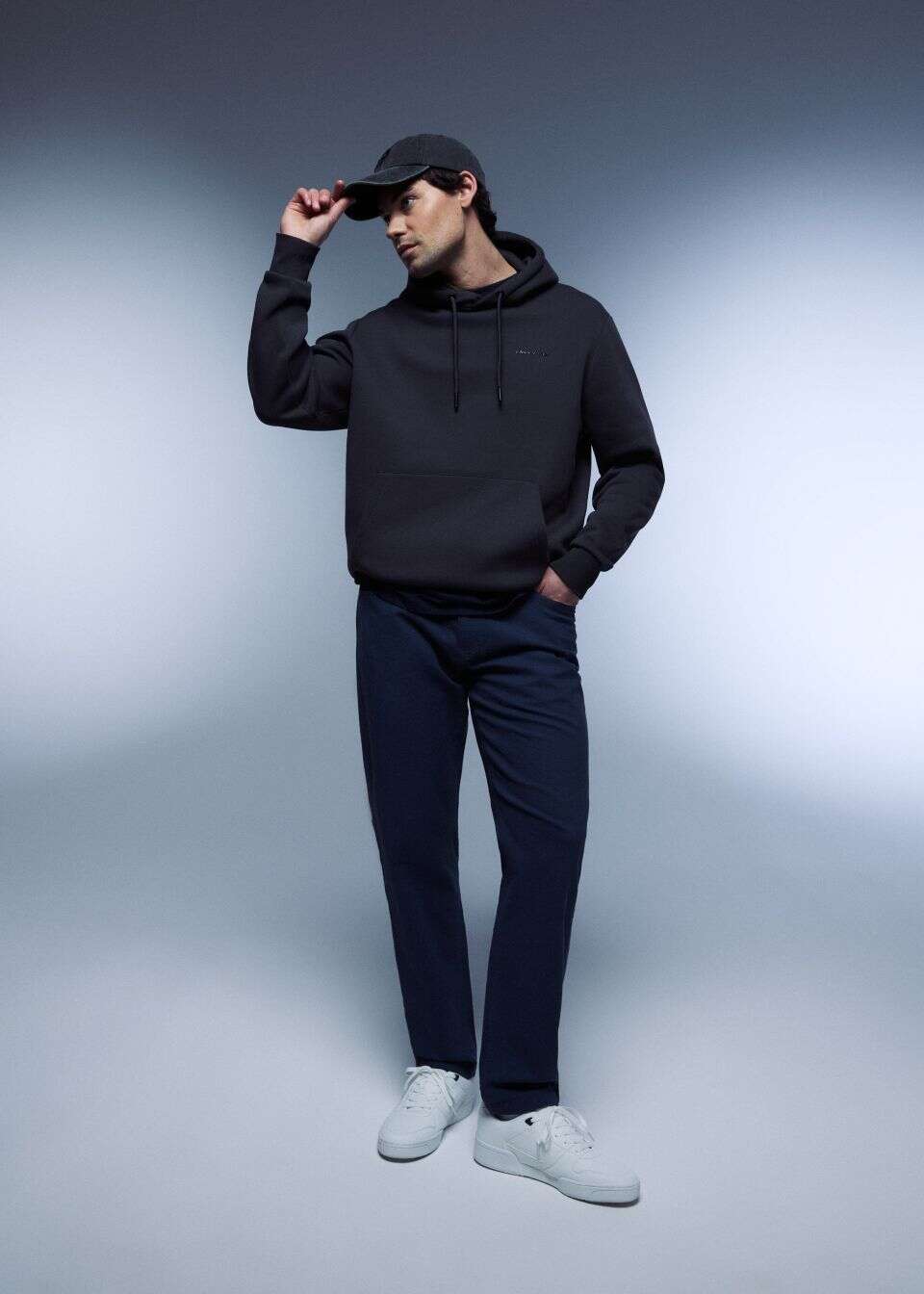 Bawełniane spodnie męskie slim fit