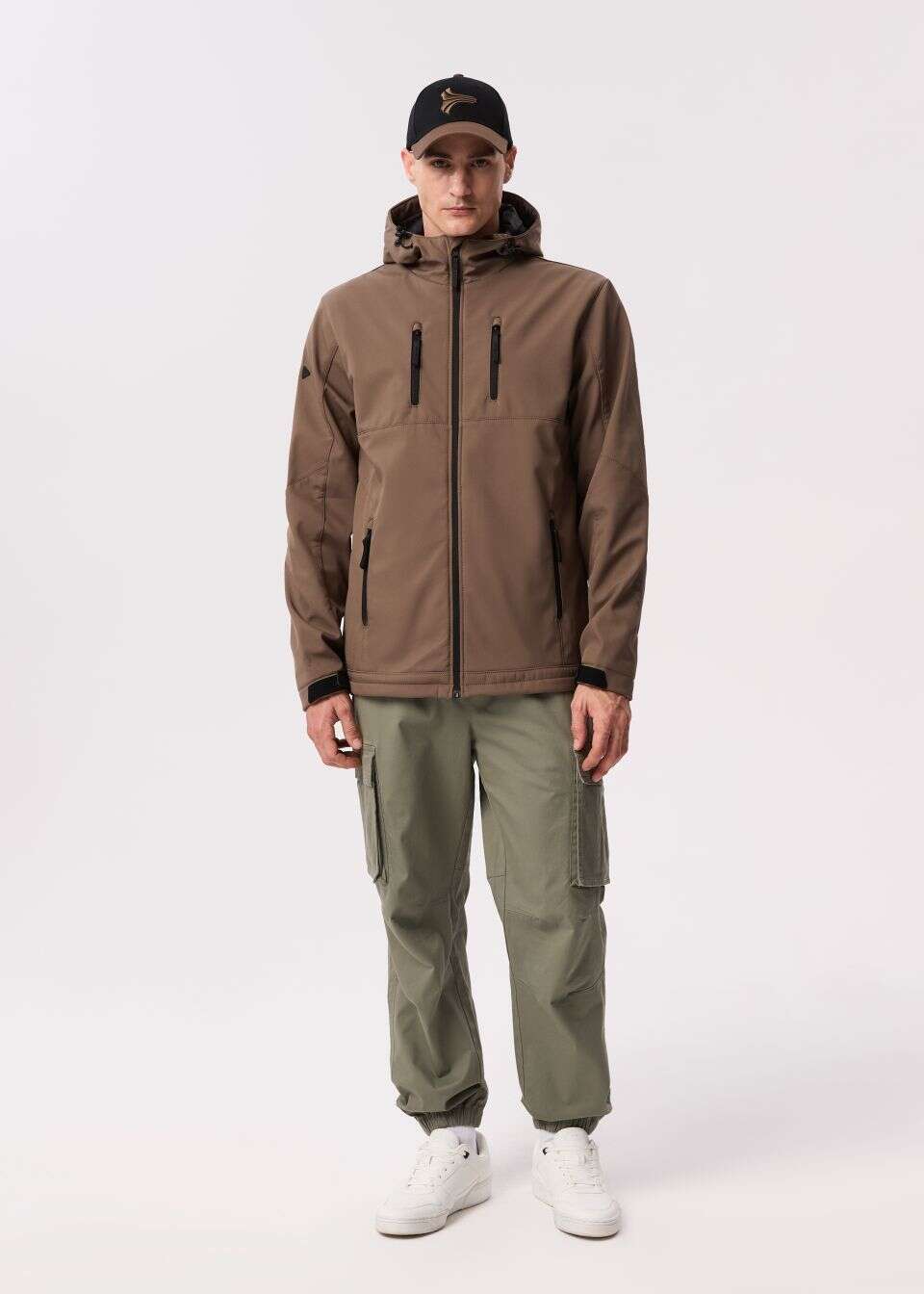 kurtka softshell wiatroodporna membrana 8000 męska