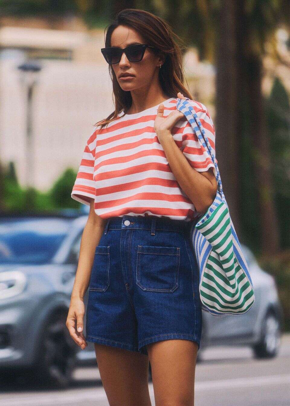 Spodenki jeansowe damskie w stylu retro