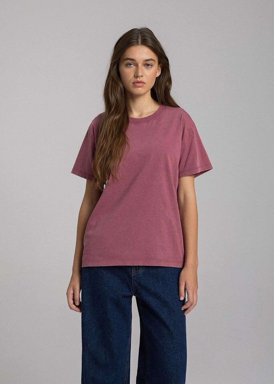 Dopasowany T-shirt ze spraniem