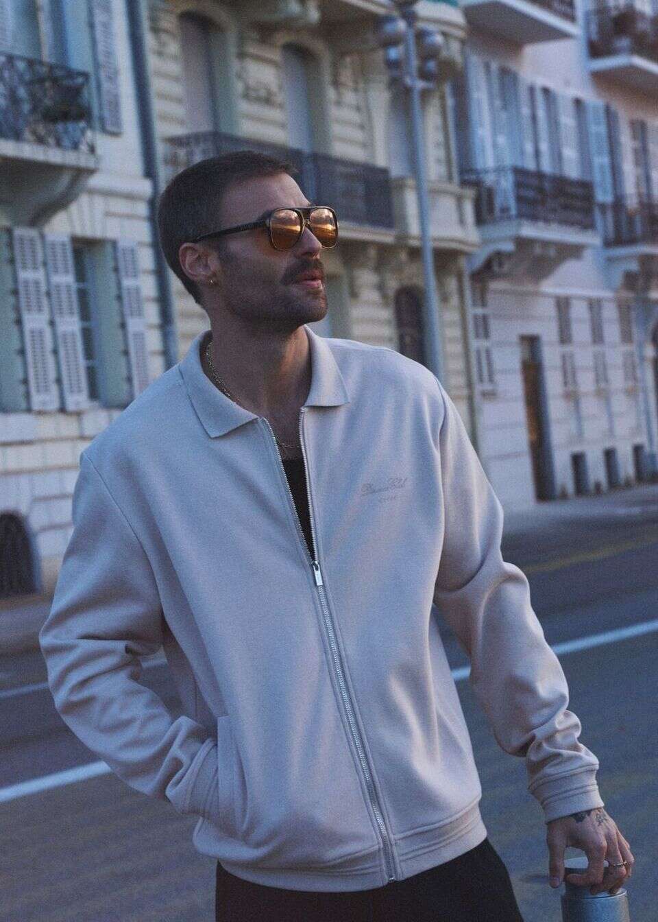 Bluza męska z bawełną