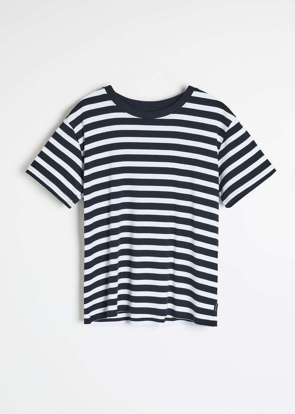 Damski bawełniany T-shirt w paski