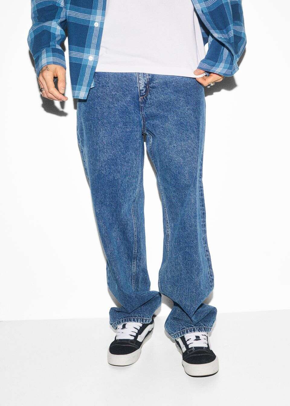 Spodnie jeansowe baggy fit
