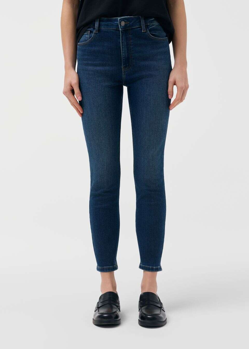 Jeansy damskie slim fit