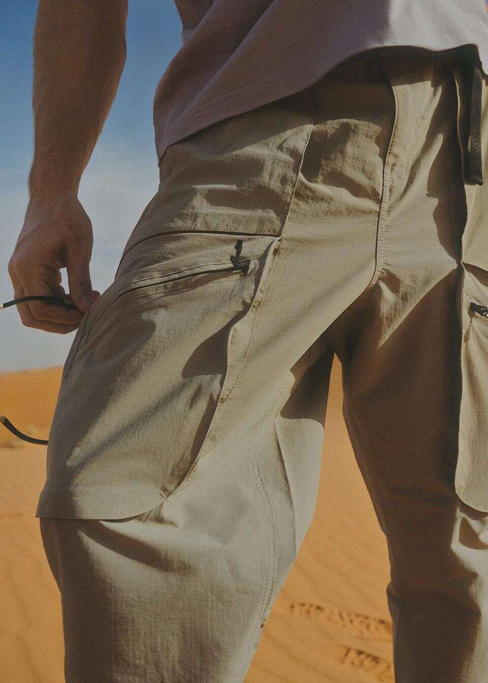 Luźne spodnie typu jogger