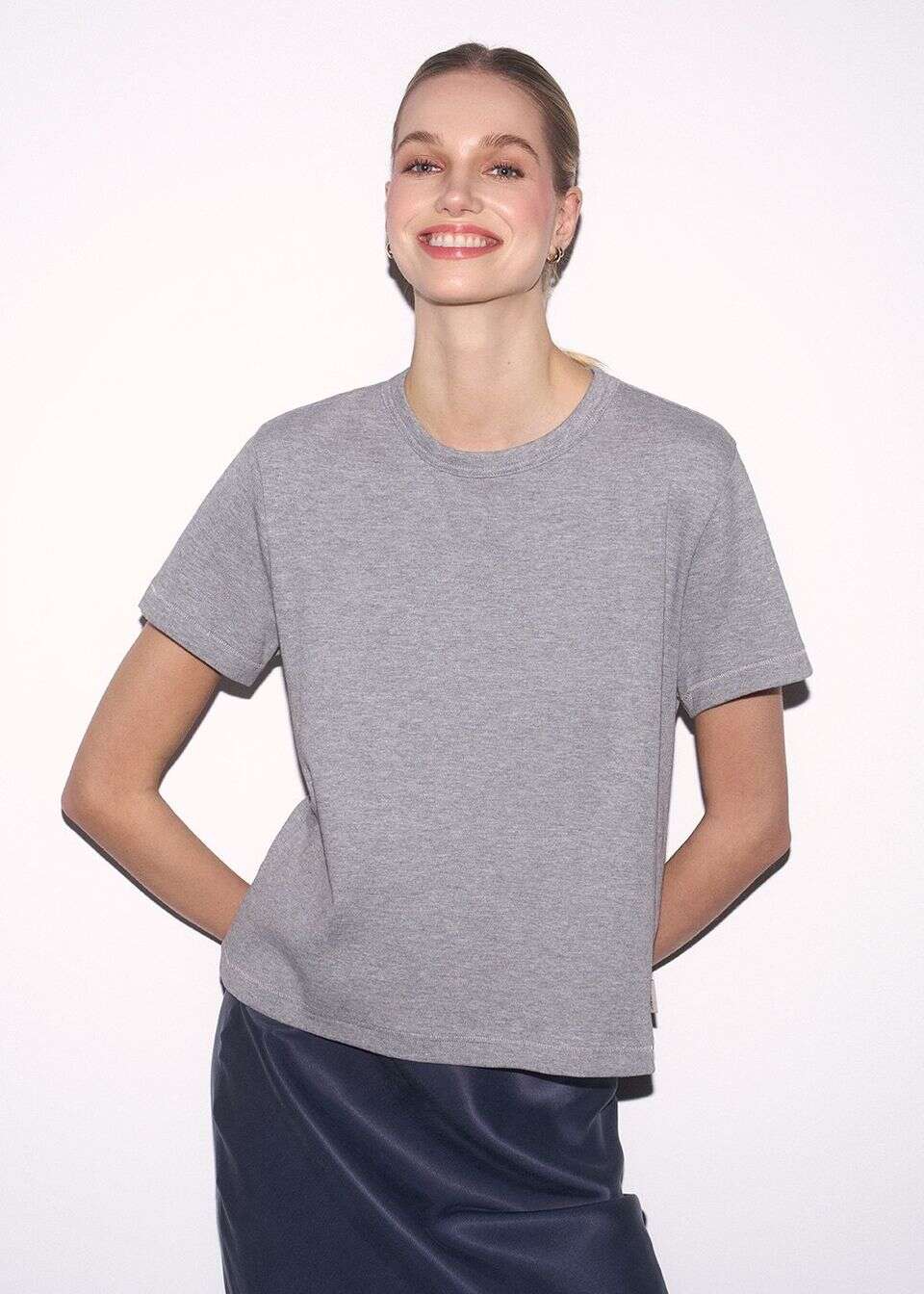 Koszulka heavy cotton o regularnym kroju